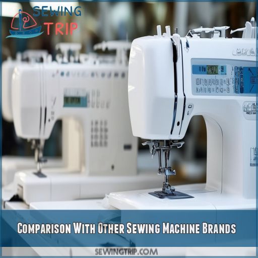 Comparison With Other Sewing Machine Brands