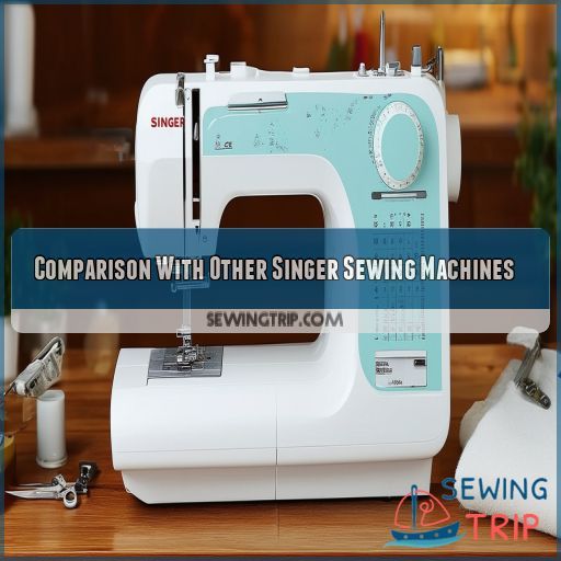 Comparison With Other Singer Sewing Machines