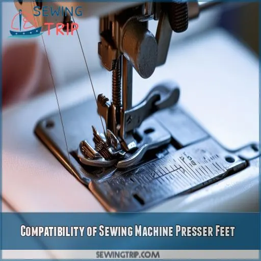 Compatibility of Sewing Machine Presser Feet