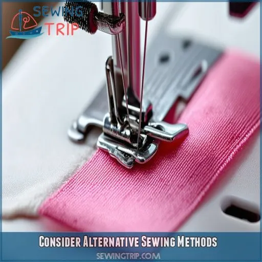 Consider Alternative Sewing Methods