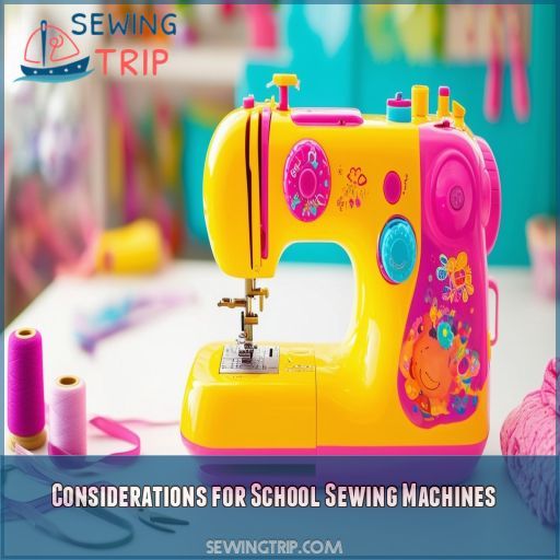 Considerations for School Sewing Machines