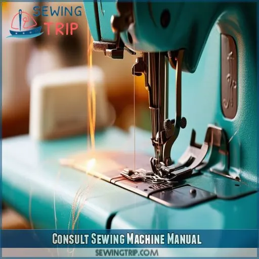 Consult Sewing Machine Manual