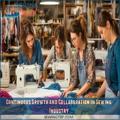 Continuous Growth and Collaboration in Sewing Industry