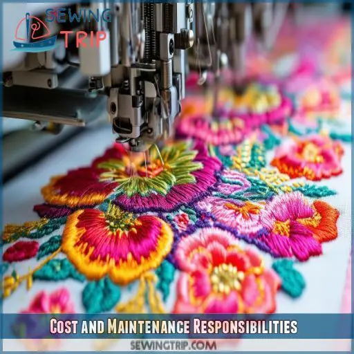 Cost and Maintenance Responsibilities Cost and Maintenance Responsibilities