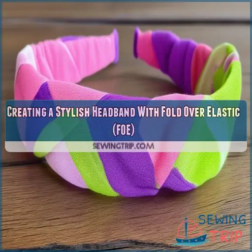 Creating a Stylish Headband With Fold Over Elastic (FOE)