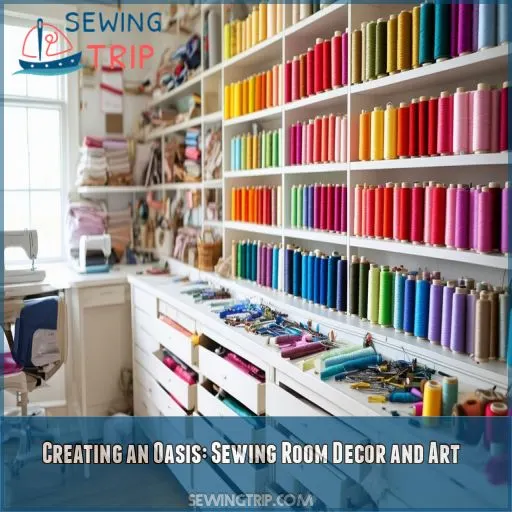 Creating an Oasis: Sewing Room Decor and Art