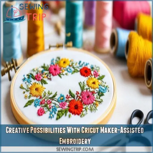 Creative Possibilities With Cricut Maker-Assisted Embroidery