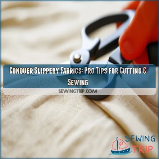 Cutting slippery fabrics accurately