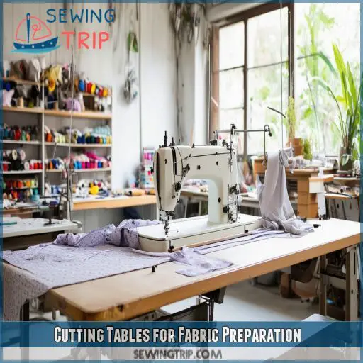 Cutting Tables for Fabric Preparation