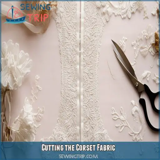 Cutting the Corset Fabric