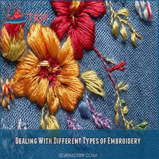 Dealing With Different Types of Embroidery