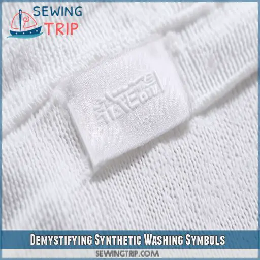 Demystifying Synthetic Washing Symbols