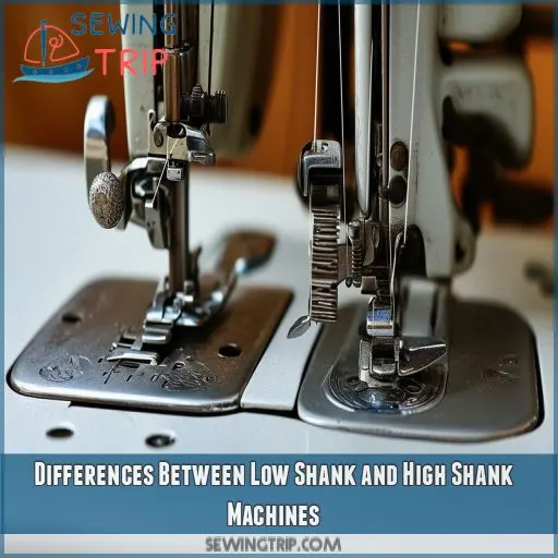 Differences Between Low Shank and High Shank Machines