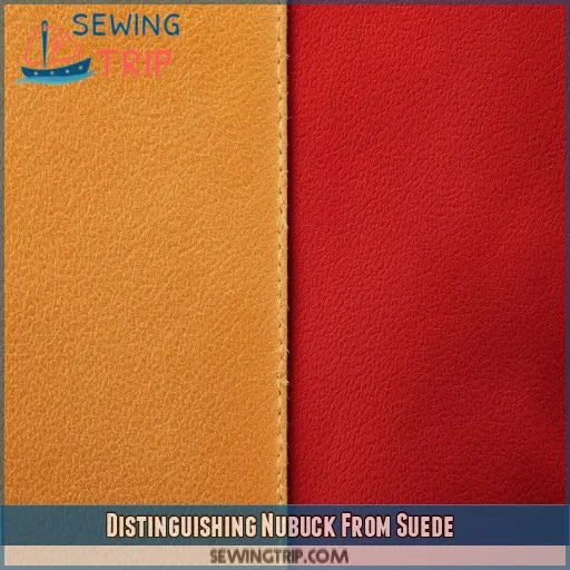 Distinguishing Nubuck From Suede