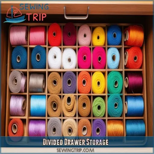 Divided Drawer Storage