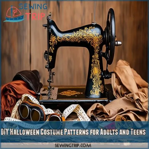 DIY Halloween Costume Patterns for Adults and Teens