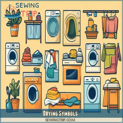 Drying Symbols