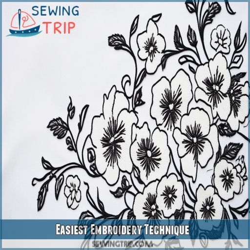 Easiest Embroidery Technique Easiest Embroidery Technique
