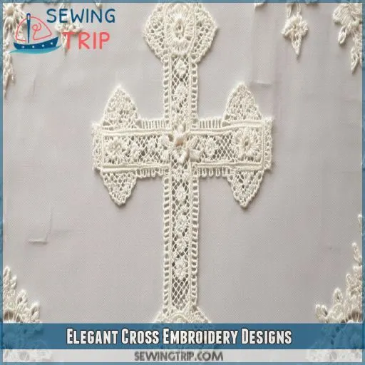 Elegant Cross Embroidery Designs