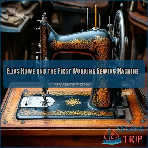 Elias Howe and the First Working Sewing Machine