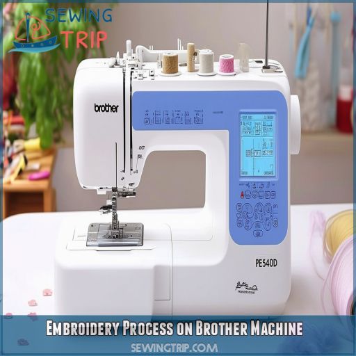 Embroidery Process on Brother Machine