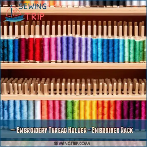 -- Embroidery Thread Holder – Embroidex Rack