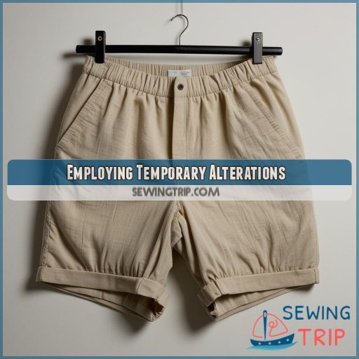 Employing Temporary Alterations