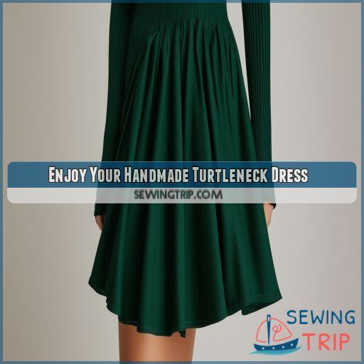 Enjoy Your Handmade Turtleneck Dress Enjoy Your Handmade Turtleneck Dress