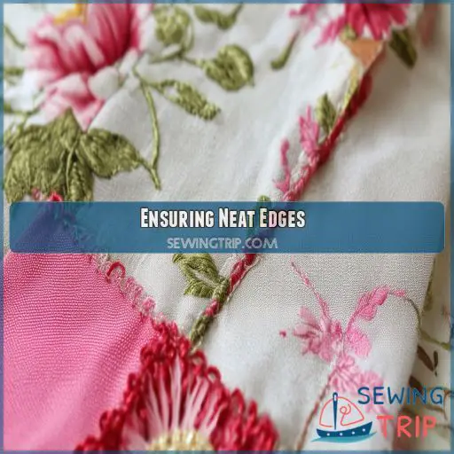 Ensuring Neat Edges Ensuring Neat Edges