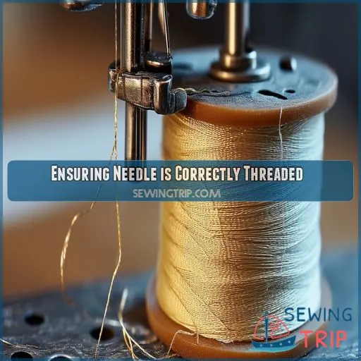 Ensuring Needle is Correctly Threaded