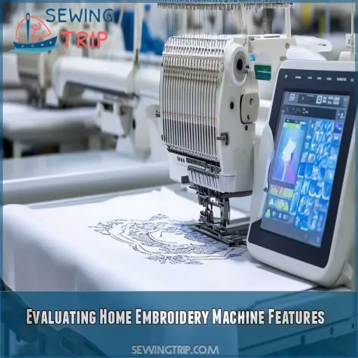Evaluating Home Embroidery Machine Features