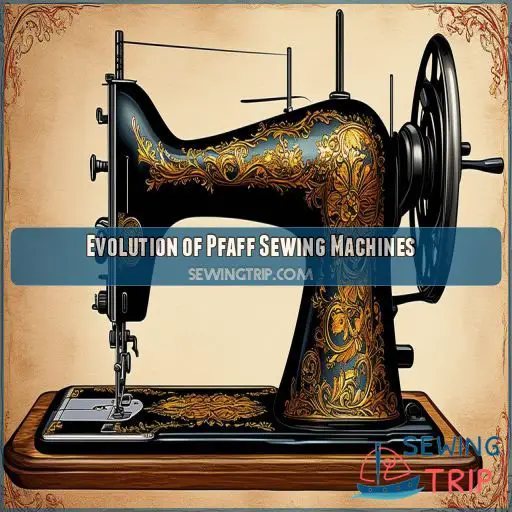 Evolution of Pfaff Sewing Machines