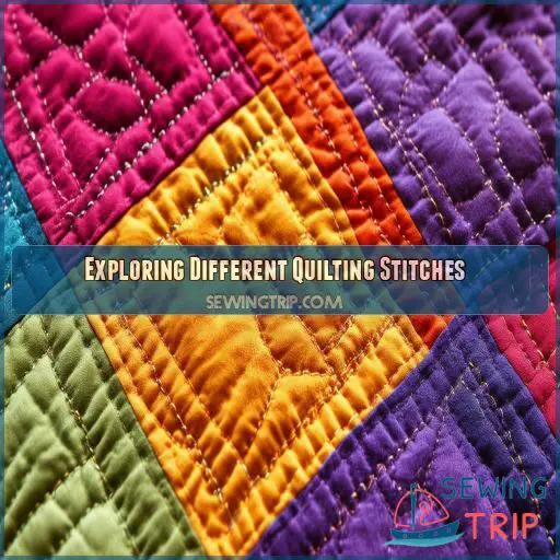 Exploring Different Quilting Stitches Exploring Different Quilting Stitches