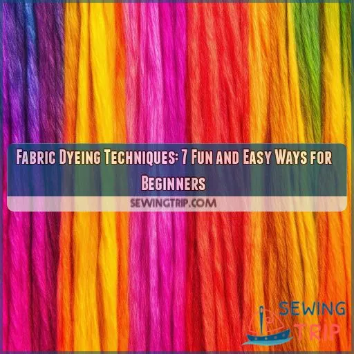 Fabric dyeing techniques for beginners