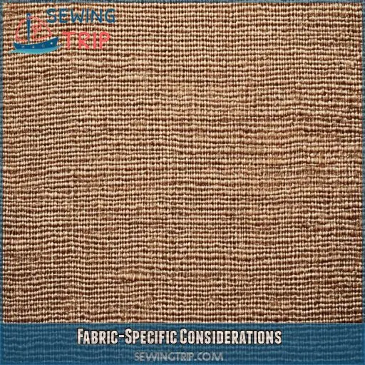 Fabric-Specific Considerations