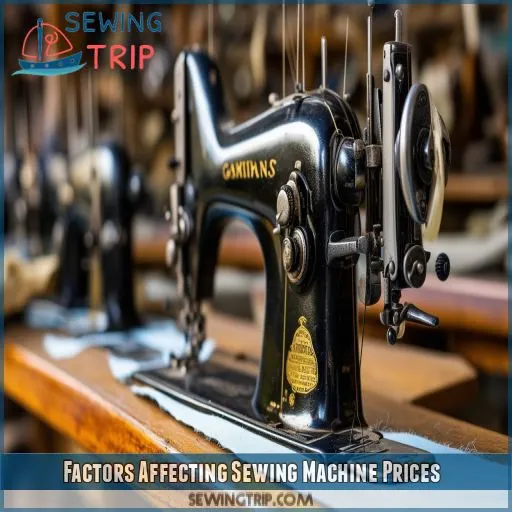 Factors Affecting Sewing Machine Prices