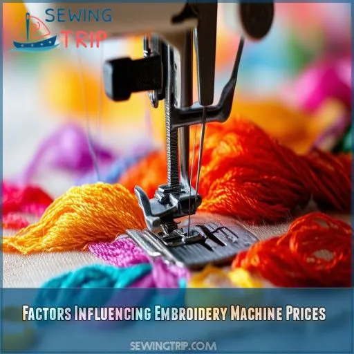 Factors Influencing Embroidery Machine Prices