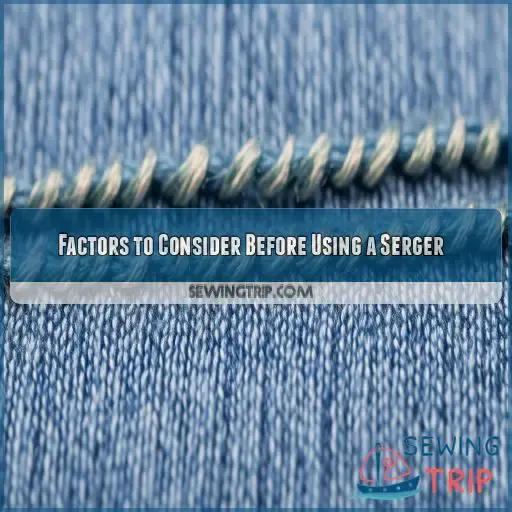 Factors to Consider Before Using a Serger