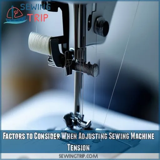 Factors to Consider When Adjusting Sewing Machine Tension