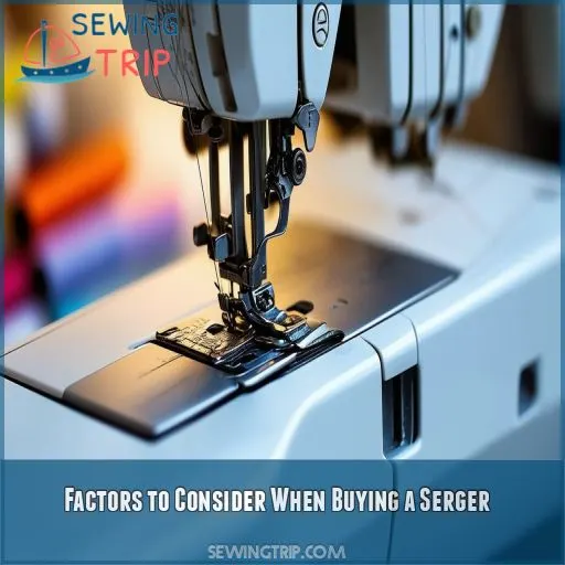 Factors to Consider When Buying a Serger