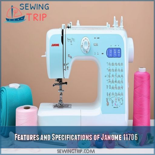 Features and Specifications of Janome 11706