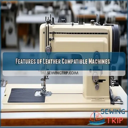 Features of Leather Compatible Machines