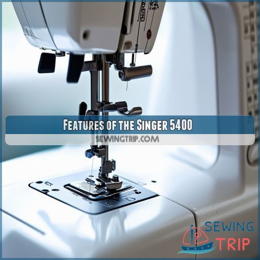 Features of the Singer 5400