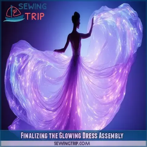 Finalizing the Glowing Dress Assembly