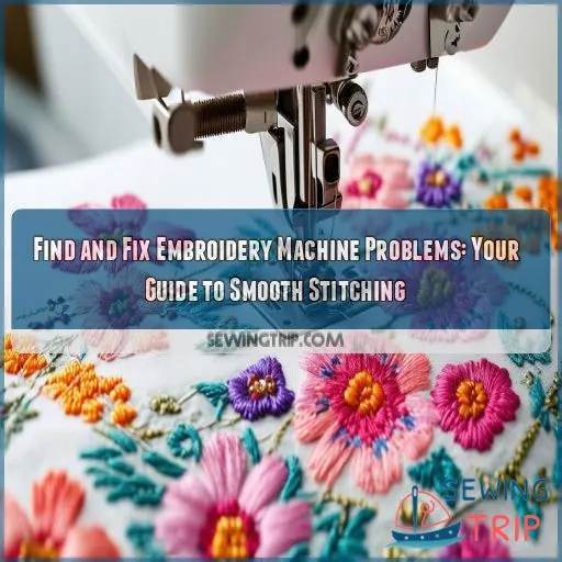 find and fix embroidery machine problems