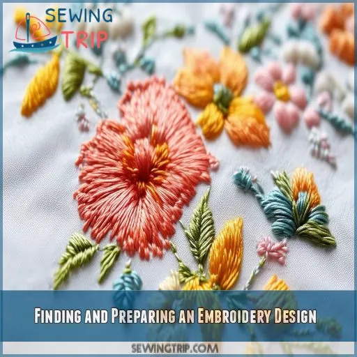 Finding and Preparing an Embroidery Design