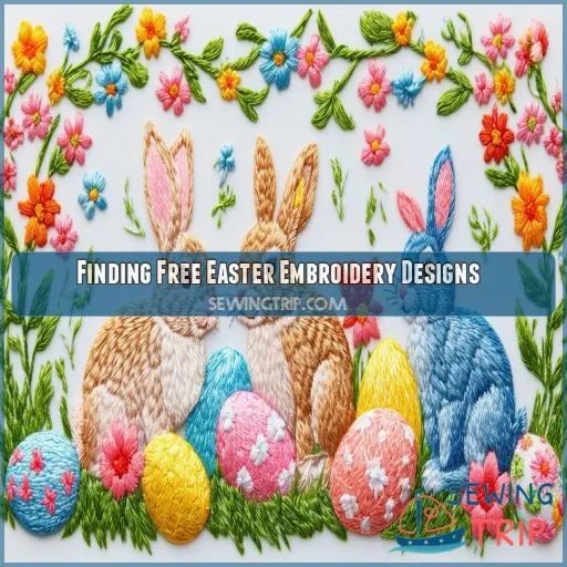 Finding Free Easter Embroidery Designs