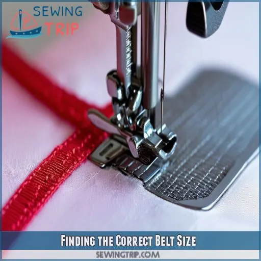 Finding the Correct Belt Size