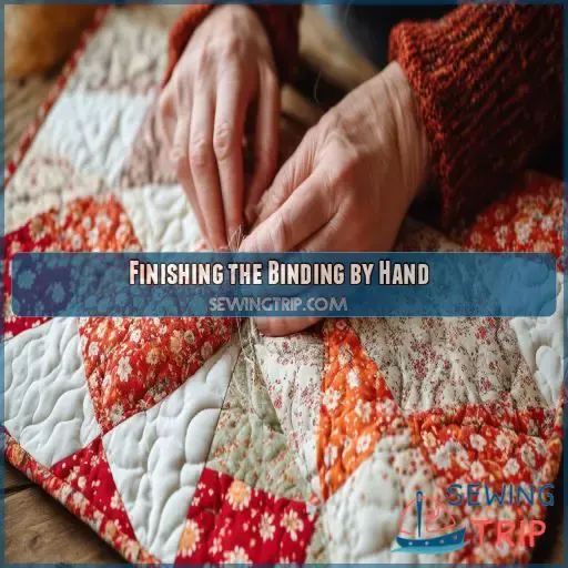 Finishing the Binding by Hand