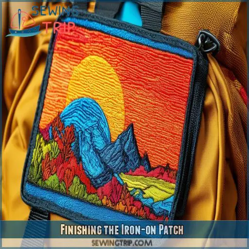 Finishing the Iron-on Patch